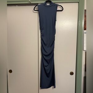 H&M Divided Blue Ribbed Top